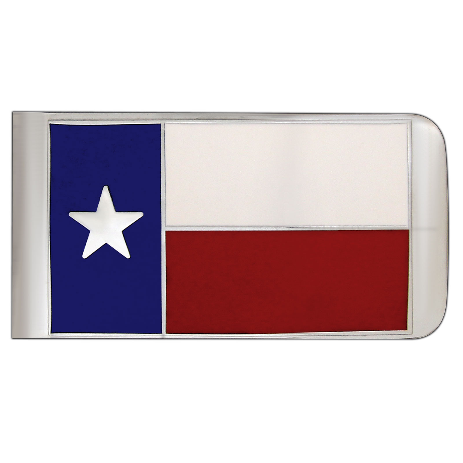 Texas Flag Metal Money Clip