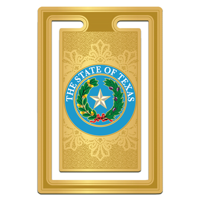 Great Seal of the State of Texas Clip Bookmark