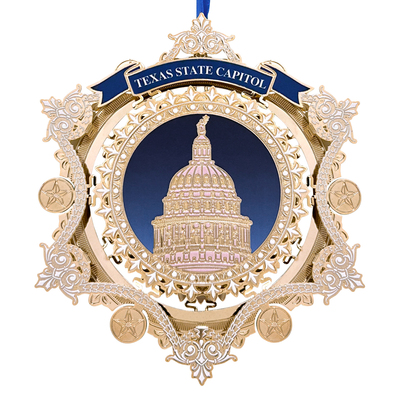 Texas State Capitol Dome Specialty Ornament