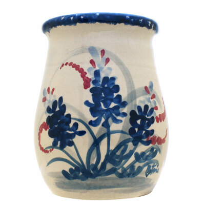 Handmade Bluebonnet Spoon Jar