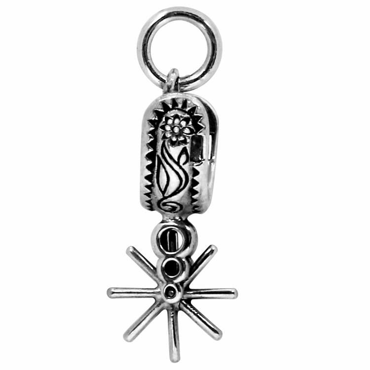 Sterling Silver Spur Charm