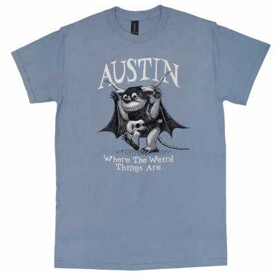Austin Weird Things Adult T-shirt