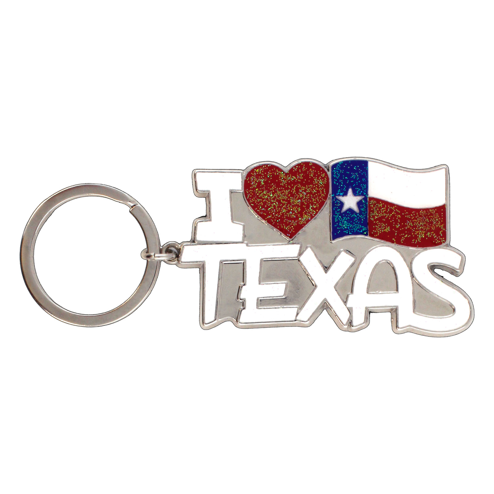 I Love Texas Key Ring