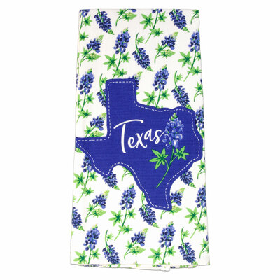 Texas Bluebonnet Dual-Purpose Towel