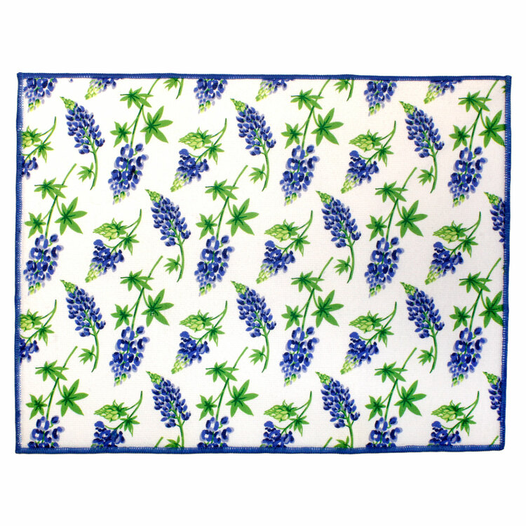 Texas Bluebonnet Drying Mat