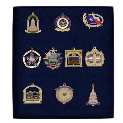 Miniature Texas Capitol Ornament Gift Set - Series 1