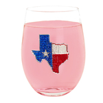 Texas Wine Glass