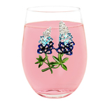 Bluebonnet Stemless Wine Glass
