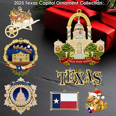 2025 Texas Capitol Ornament Collection Bundle