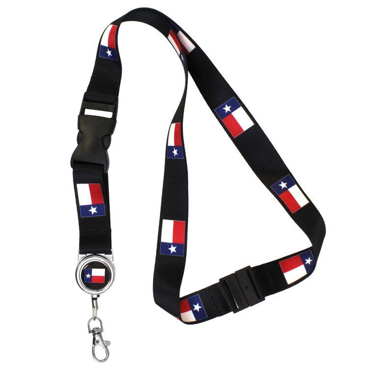 Texas State Flag Lanyard