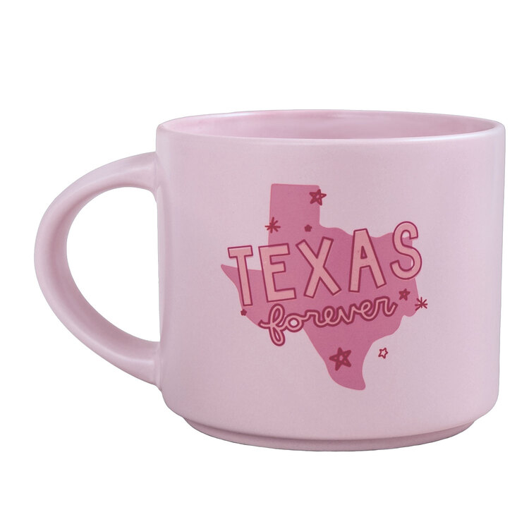 Texas Forever Dusty Rose Mug