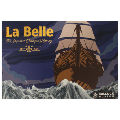 Sailing La Belle Postcard