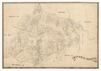 Unknown Draftsman Refugio County, 1883