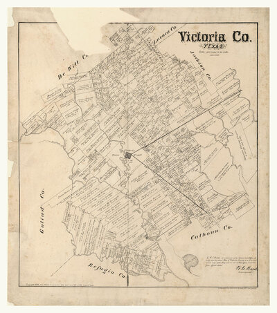 August Gast Bank Note & Lithograph Company Victoria County, 1879