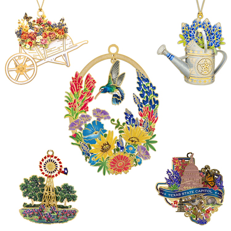 Deluxe Texas Wildflower Ornament Bundle
