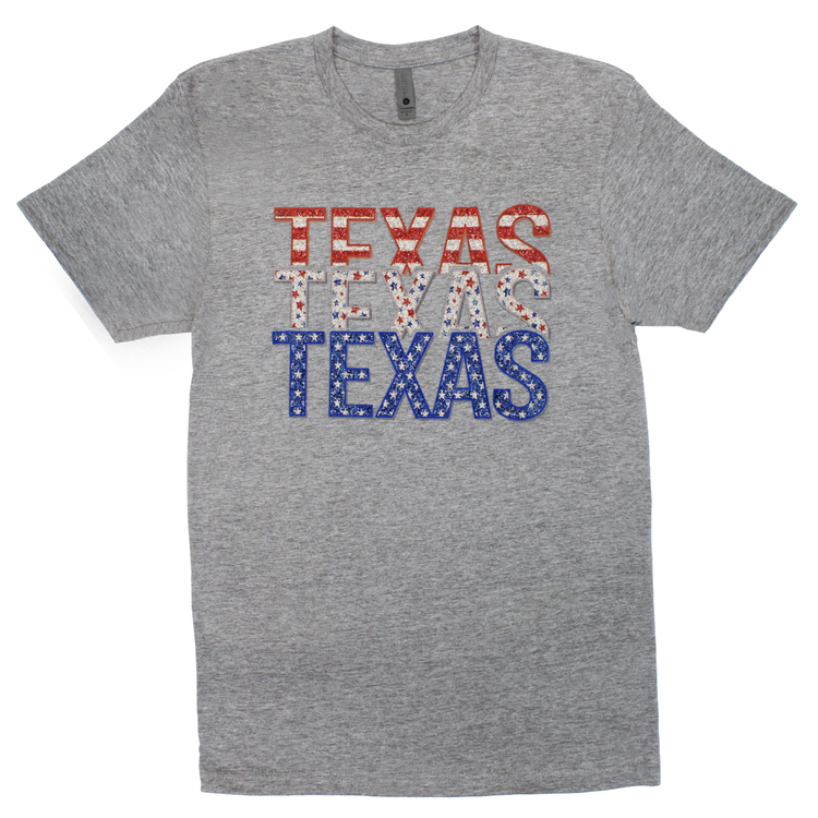 Texas Fourth of July Adult T-Shirt
