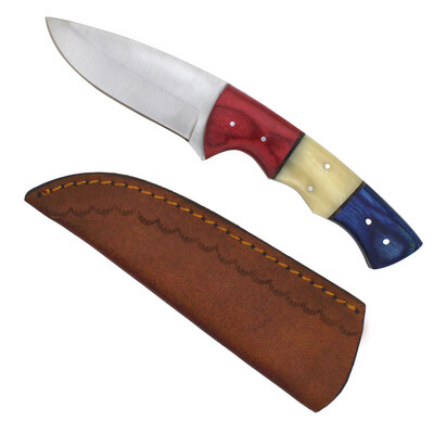 Red, White & Blue Skinner Knife