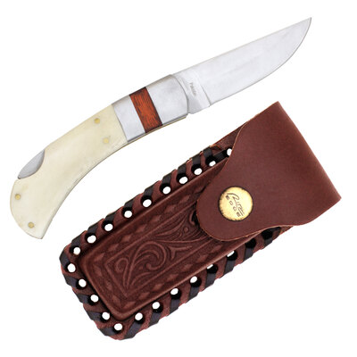 Single Bolster Lockback Folding Knife
