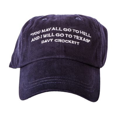 Davy Crockett Quote Baseball Cap