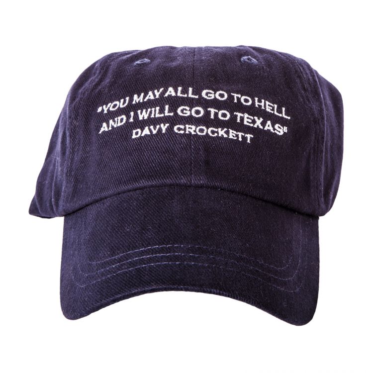 Davy Crockett Quote Baseball Cap