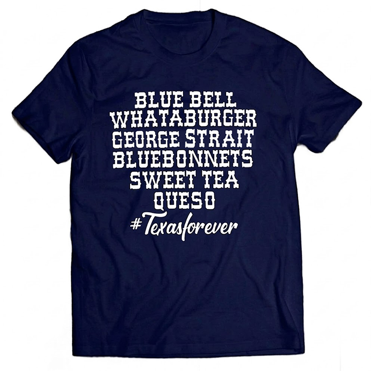 Texas Forever Navy T-Shirt