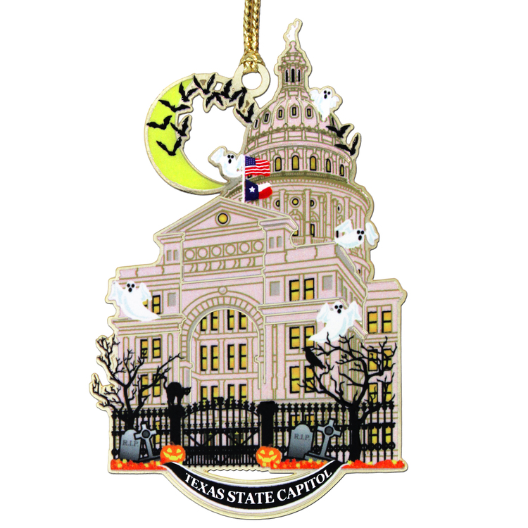 Texas Capitol Halloween Ornament