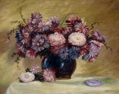 Hallie Crane Rippeteau Flowers in Vase, c. 1915