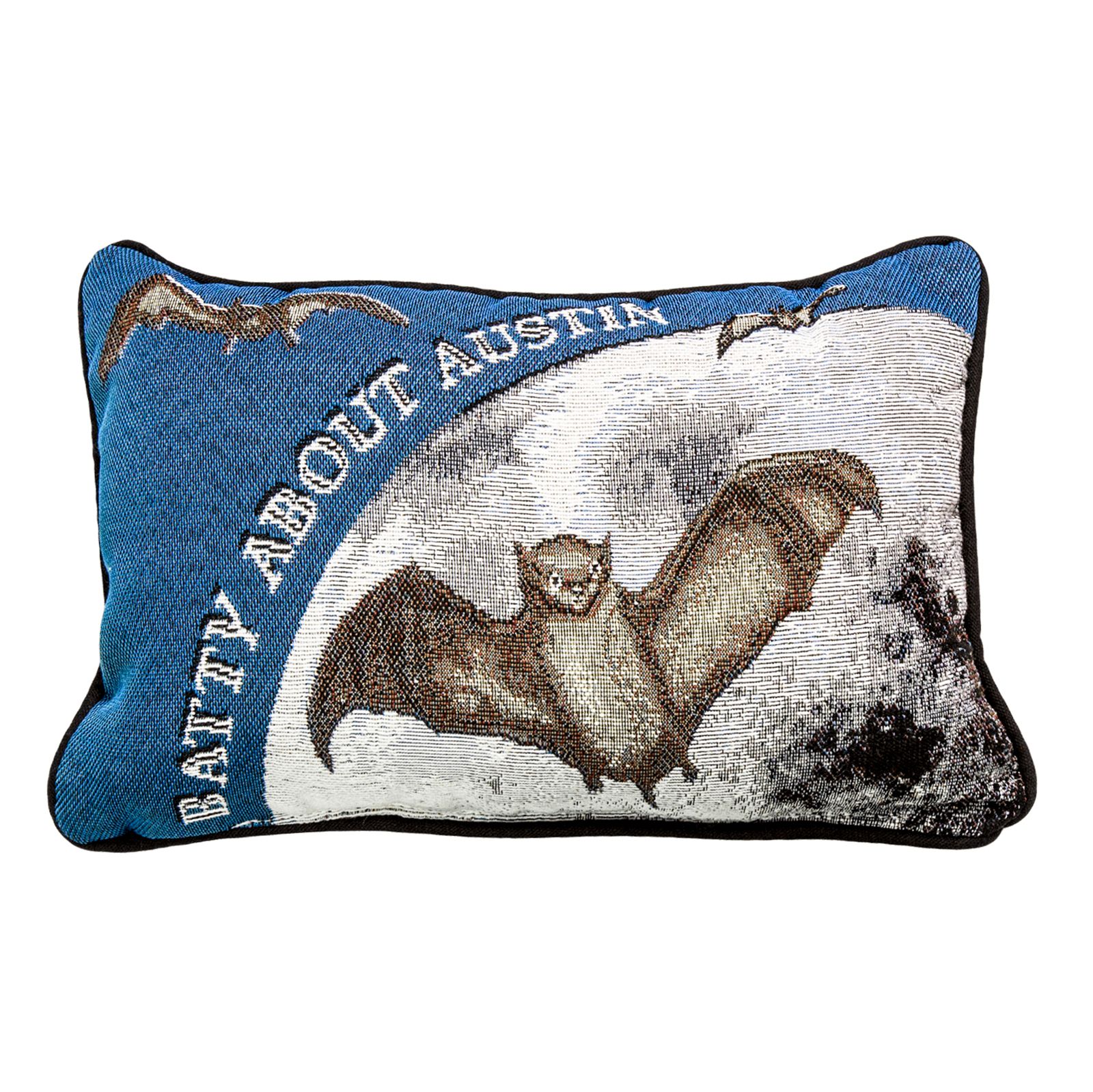 Batty About Austin Accent Pillow