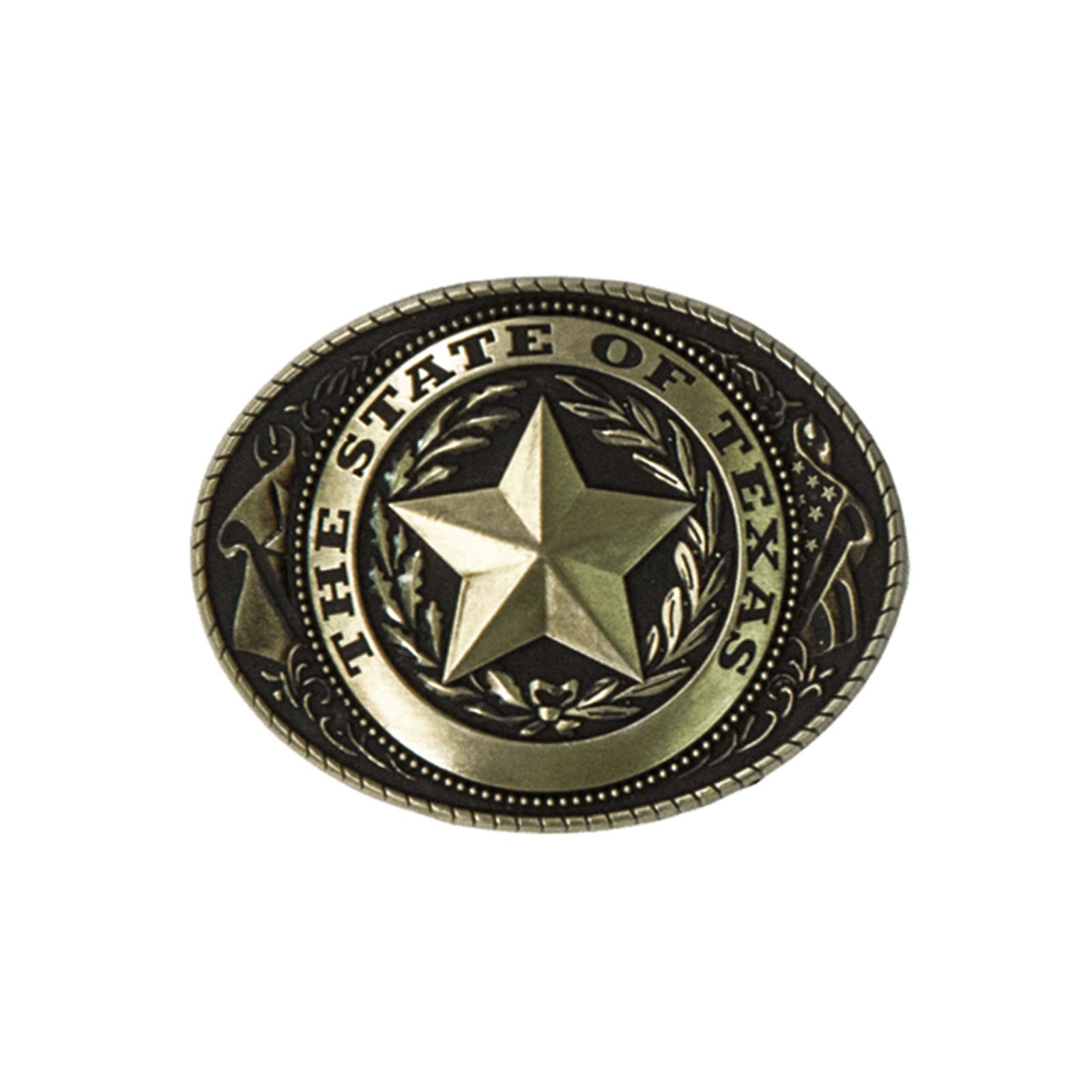 Texas State Seal Brass Paperweight
