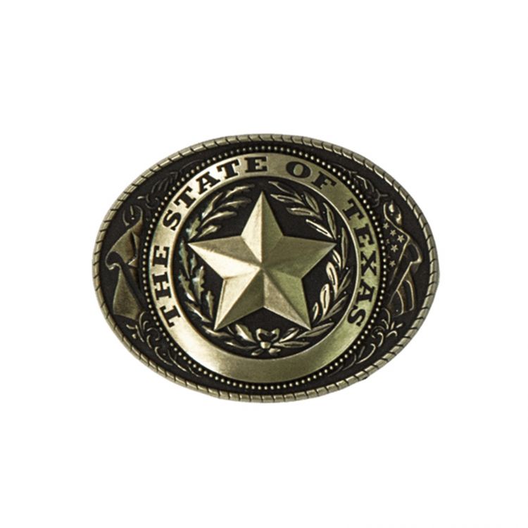 Texas State Seal Brass Paperweight