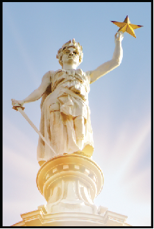Texas Capitol Goddess Of Liberty Atop The Capitol Dome