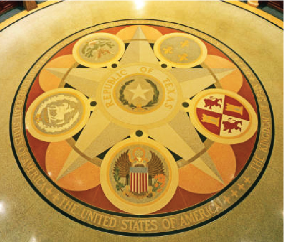 Texas Capitol Rotunda Terrazzo Floor